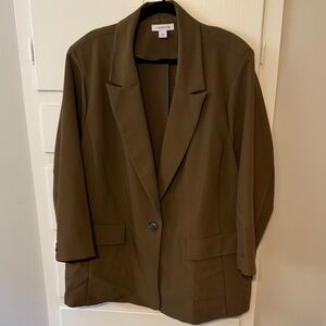 Liz Claiborne Women's Olive Blazer 26W